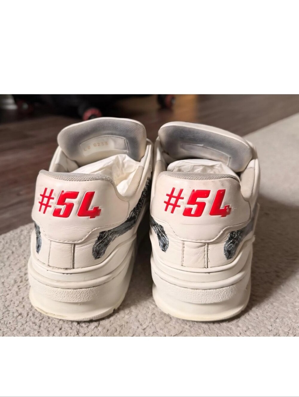 Louis Vuitton LV 'Colored In' White Trainer Men's Sneaker Size 6.5 LV/8 US - Picture 7 of 14